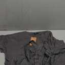 Arolina Womens Summer Short Sleeve Striped T Shirt Dress Casual Midi Dresses Crewneck Tie Waist with Pockets (XX-Large, Dark Grey)