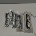 Eyekepper Vintage Reading Glasses for Men - 5 Pack Spring Hinges Classic Readers (Black-5pcs All Clear Lens)