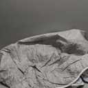 Round Vinyl Fitted Tablecloth, Waterproof Elastic Table Covers Wipeable Flannel Backed Tablecloths for Picnic Camping Indoor and Outdoor (Light Gray Wood, Fits 45" to 56" Diameter Tables)