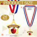 24 Pcs Graduate Christian Nurse Teacher Lawyer Medals 1.77'' Religious Bible 2026 Graduation Award Medals with Ribbons Trophy Prize for Graduation Student Gift