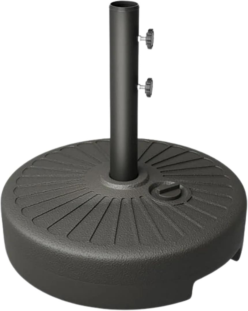 Umbrella Base Water Filled Stand 81.5lb Max Capacity Heavy Duty Patio Umbrella Base for Outdoor,Deck,Market,Lawn,Garden