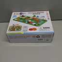 Logic Road Builder Games Toys: STEM Toys for 4 Year Old Kids, Montessori Board Game Brain Teaser Puzzles Preschool Learning Activities Educational Toy for Toddler Ages 3 5 6 7 8-12 Gifts(Green 32PCS)