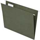 Island Brand Hanging File Folders, 25 Pack, Green, Letter Size (8.5" x 11"), 5 Tab Positions, Everyday Filing Essentials for Home, Office and School Organization