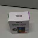 MEDca Weekly Pill Organizer, 1 Dispenser, 7 Stackable Multi-Color Compartments Four Times-a-Day - Morning, Noon, Evening, and Bedtime, Black