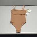 SHAPELLX Women's Shapewear Bodysuits Tummy Control Butt Lifter Body Shaper Strapless Seamless Mid Thigh Jumpsuit Tops , XS