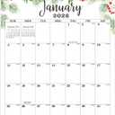 2026 Wall Calendar, 18 Months Calendar, Jan. 2026 - June 2027, 11.8' x 14.6'', Desk Calendar 2026 with Large Blocks, Twin-Wire Binding, Ideal 2026 Calendar for Home, Office, Classroom, or Business Planning