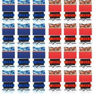 Sosation 96 Pcs Gun Party Supplies and Favors Compatible with Nerf Include Tactical Glasses Face Mask Foam Darts Wrist Ammo Holder Gun Accessories Party Favors