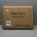 Framed Coastal Coral Wall Art for Living Room, Large Navy Blue Watercolor Coral Artwork for Walls, 3 Piece Minimalist Ocean Beach Marine Plants Pictures Prints for Bedroom Hallway Wall Decor, 16x24 In