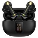 Monster N-Lite 211 Wireless Earbuds， Bluetooth 6.0 Stereo Headphones with Noise-Cancelling Mic and LED Display, Built-in Mic for Clear Calls, Waterproof Design for Sports