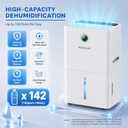 Avahum150 Pint 2026 Energy Star Dehumidifier for Basement with Pump,7000 Sq.Ft Commercial Dehumidifier with Drain Hose for Home,Industrial Large Rooms 2.1 Gal Tank,24H Timer