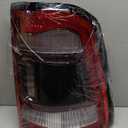 LED Tail Light Black Cover with Blind Spot Compatible With 2019-2023 Dodge Ram 1500 Right Passenger Side Replace 68263397AE