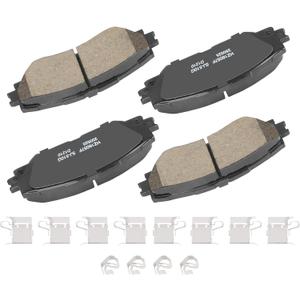 D1210 Front Brake Pads Fit For Toyota RAV4 2006-2008 (2.4L Sport/Limited/Base),Corolla 2019(L,LE,XLE,LE Eco), Pontiac Vibe 2009-2010 1.8L Base, Scion xB 2008-2015, Lexus HS250h 2010-2012