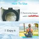 2PCS Neck CoolingTube with Insulated Bag, Reusable Neck Coolers Wearable Body Cooling Products for Hot Weather in Summer