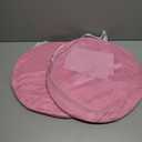 Liliful 2 Pcs Halloween Cemetery Pop up Coffin with Lid, 60 Inch Collapsible Scary Fake Fabric Coffin Prop Life Size, for Graveyard, Halloween Decoration, Lawn, Party (Pink,Lifelike) : Patio, Lawn & Garden