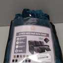 ULTICOR Velvet 8-Pieces Recliner Sofa Covers Stretch Reclining Couch Covers for 3 Cushion Reclining Sofa Slipcovers Furniture Covers Thick Soft Washable (3 Seater Recliner Cover, Deep Teal)