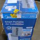 Midea 8,500 BTU ASHRAE (5,000 BTU SACC) Portable Air Conditioner, Smart Control, Cools up to 150 Sq. Ft., with Dehumidifier & Fan mode, Easy- to-use Remote Control & Window Installation Kit Included