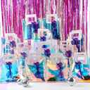 Geiserailie 72 Pcs/12 Set Party Favors Friendship Gifts Bead Bracelets Disco Ball Keychains Sunglasses Scrunchies Bags for Girls Women Popular Singer Fans Party Kpop Birthday Decorations (Purple)