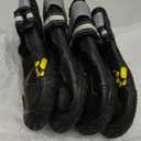 QUMY Dog Shoes for Large Dogs, Medium Dog Boots & Paw Protectors for Winter Snowy Day, Summer Hot Pavement, Water-Resistant in Rainy Weather, Outdoor Walking, Indoor Hardfloors Skid-Resistant Sole (Size 4: 2.2''x2.6''(W*L) (Pack of 4))