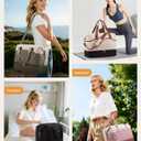 LOVEVOOK Weekender Bags for Women with Shoe Compartment, Lightweight Travel Duffle Bag with Wet Pocket, Hospital Overnight Bags for Women Labor Delivery, Personal Item Carry On Bag for Gym, Sport