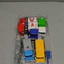 BLmukce Transforming Robot Toys for Kids Ages 5-12 Years, 5 PCS Take Apart Trucks STEM Building Set, Switchable Car to Robot Action Figures, Durable & Educational Birthday Gifts for Boys & Girls(Blue)