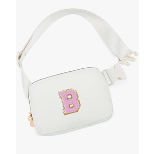 Birthday Gifts for 4 5 6 7 8 9 10 11 12 13 Year Old Girls,Gifts for Teens Kids Daughter Sister Her,Two Way Zipper Crossbody Bag Fanny Pack Belt Bag Cute Trendy Stuff - Cream,B