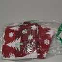 Peryiter 2 Pcs Christmas Hand Towels Red Christmas Tree Towels for Bathroom 100% Cotton Highly Absorbent Soft Decorative Kitchen Washcloths for Holiday Xmas Gift Bath Home Decor, 29 x 13 Inch