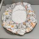 Metplus Winter Baby Car Seat Cover, Blanket-Style Winter Car Seat Canopy for Babies, Warm Plush Fleece Baby Carrier Cover for Infant Boys Girls (Flower)