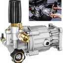 WOJET Pressure Washer Pump, 3/4" Shaft, 3400PSI 2.5GPM, Horizontal Power Washer Pump With Anti-seize, Self-Priming, Replacement Pressure Washer Pump Kit for Dewalt, Simpson, Craftsman, Honda, Generac