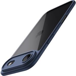 JETech Case for iPhone 17 Air, Shockproof Phone Bumper Cover, Solid Color Matte TPU Frame, Anti-Scratch Clear Back, 6.5-Inch Display (Storm Blue)