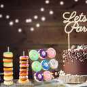 3 Pack Clear Acrylic Donut Stand for Dessert Table 21 Donut Display Holder Tower Stand for Bridal Shower Weddings Birthday Anniversary Gathering Party