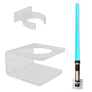 YYST Clear Light Saber Wall Mount Wall Rack Wall Holder - Hardware Included 