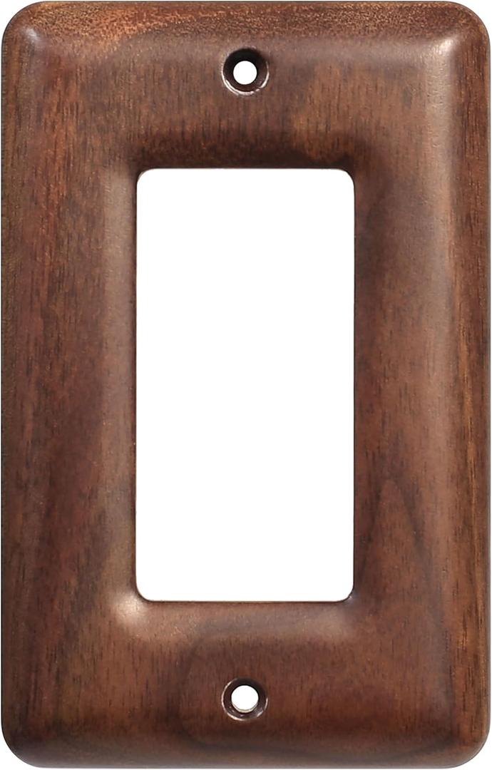 North American Walnut Switchplates and Outlet Covers Decorative Solid Wood Light Switch Cover for Stylish Dcor