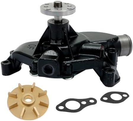 Sea Water Pump (Original Bronze Impeller,C&U Bearing) Compatible With 4.3L/5.0L/5.7L Mercruiser, OMC, Stern Drive, Penta, Chrysler & Indmar- Inboard V6/V8 Engines, Replaces# 8M0113734, 8503991
