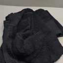 GLAMBURG 100% Cotton 2 Pack Oversized Bath Towel Set 28x55 Inches, Ultra Soft Highly Absorbant Compact Quickdry & Lightweight Large Bath Towels, Ideal for Gym Travel Camp Pool - Black