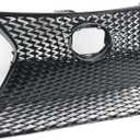 Grille w/Black Trim Compatible with Lexus IS200t IS250 IS300 IS350 (Only for F Sport) 2014 2015 2016 Front Grill