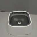 LumoLeaf No Spill Water Bowl for Dogs, Slow Feeder for Messy Drinkers, Drip-Free, Splash-Proof Design (Grey, 35oz)