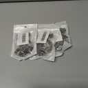 3 x Quacc 6 PCS Stainless Steel Furniture Corner Connectors, Corner Braces with Screws, Trapeziform Angle Brackets for Chairs Drawers, Cabinets, Tables (Silver)