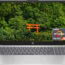 HP 16 inch Laptop, HD Touchscreen Display, AMD Ryzen 5 7520U, 8 GB RAM, 512 GB SSD, AMD Radeon Graphics, Windows 11 Home, Natural Silver, 15-fc0499nr