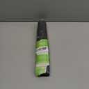 SHACOS Small Round Table Placemats Wedge Placemat Set of 4 Non Slip Heat Resistant Woven Vinyl Table Mats Wipe Clean Indoor Outdoor (4, Black Gray)