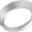 Normcore 51mm Espresso Dosing Funnel V2, Magnetic Dosing Ring, 18mm Anodized Aluminum with 15 Neodymium Fit 51 mm Bottomless Portafilter, Silver