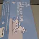 Dog Wheelchair for Back Legs, Adjustable Height/Length/Width, Sturdy Wheelchair with All-Terrain Shock-Absorbing Wheels, Mobility Support for Injured or Disabled Small & Medium Dogs & Cats (blue)