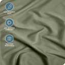 Bare Home Fitted Bottom Sheet Queen Size - Premium 1800 Microfiber - Ultra-Soft Hotel Luxury - Deep Pocket - Durable and Long Lasting (Queen, Sage)