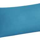 BEDELITE Body Pillow Case Cover, Rayon Made from Bamboo, Cooling Body Pillow Cover for Hot Sleepers and Night Sweats, Breathable & Silky Soft Full Long Pillow Case (Teal, 20x54 Inches)