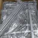 VyGrow 28 Inch Pot Rack Wall Mounted, 2 Tier Pots and Pans Organizer with 20 Hooks and 6 Pot Lid Holders, Heavy Duty Steel Pot and Pan Hanger for Kitchen Cookware Utensils Storage, Silver