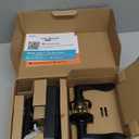 Veise VE012W-B Wi-Fi Fingerprint Smart Lock with Handle Set, Remote App Control, Keyless Entry Front Door Lever, Built-in WiFi No Hub Needed, Backlit Keypad Deadbolt, Auto-Locking, Matte Black