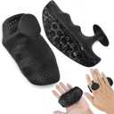 2 x Original Anti-Slip Workout Grips for Weight Lifting with Breathing Hole, Ergonomics Weight Grips for Women Hand Callus Protector Gym Gloves, Soft Rubber Gym Grips for Men Bodybuilding