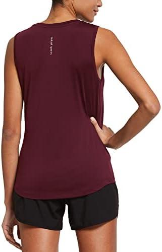baleaf Workout Tank Tops for Women Sleeveless Running Athletic Loose Fit Yoga Tops Active Shirts Sports Gym Exercise S