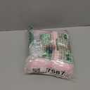 Baby Cotton Yarn for Crocheting - 50g / 180yds - (2) Fine, Sport Weight Yarn - Amigurumi Yarn for Crochet Thread - 60% Cotton & 40% Acrylic & 10 Stitch Makers (White, 4 Balls)