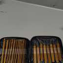 20pcs Bamboo Crochet Hooks Needles Knit Weave Craft Yarn DIY Sewing Tools Knitting Bamboo Crochet Hook Set with Case DIY Tools