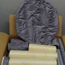 YUNIQUE Cat Tree with Cat Condo and Big Hammock, Grey (39.4'' Grey)